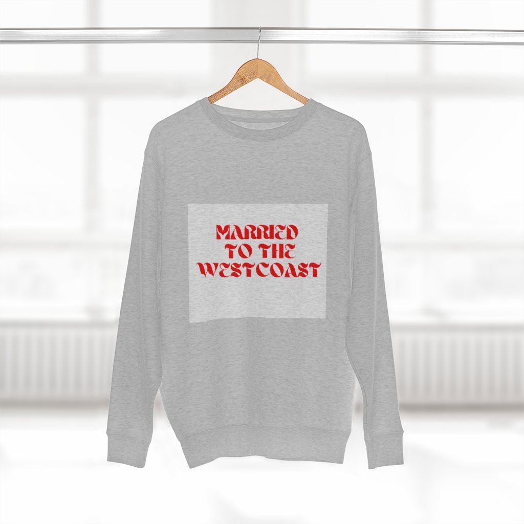 West Life Love for Cali Crew Neck Sweater in a cozy fleece fabric, showcasing its stylish design and comfortable fit.