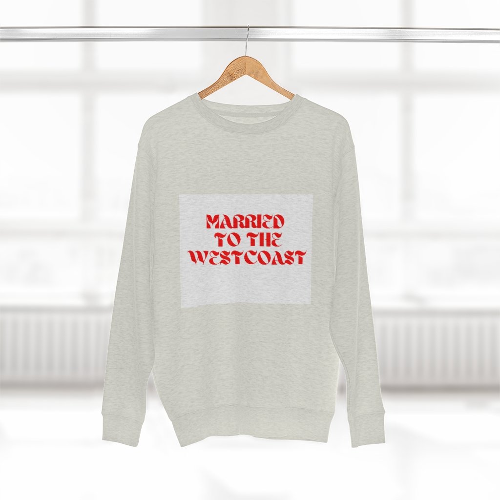 West Life Love for Cali Crew Neck Sweater in a cozy fleece fabric, showcasing its stylish design and comfortable fit.