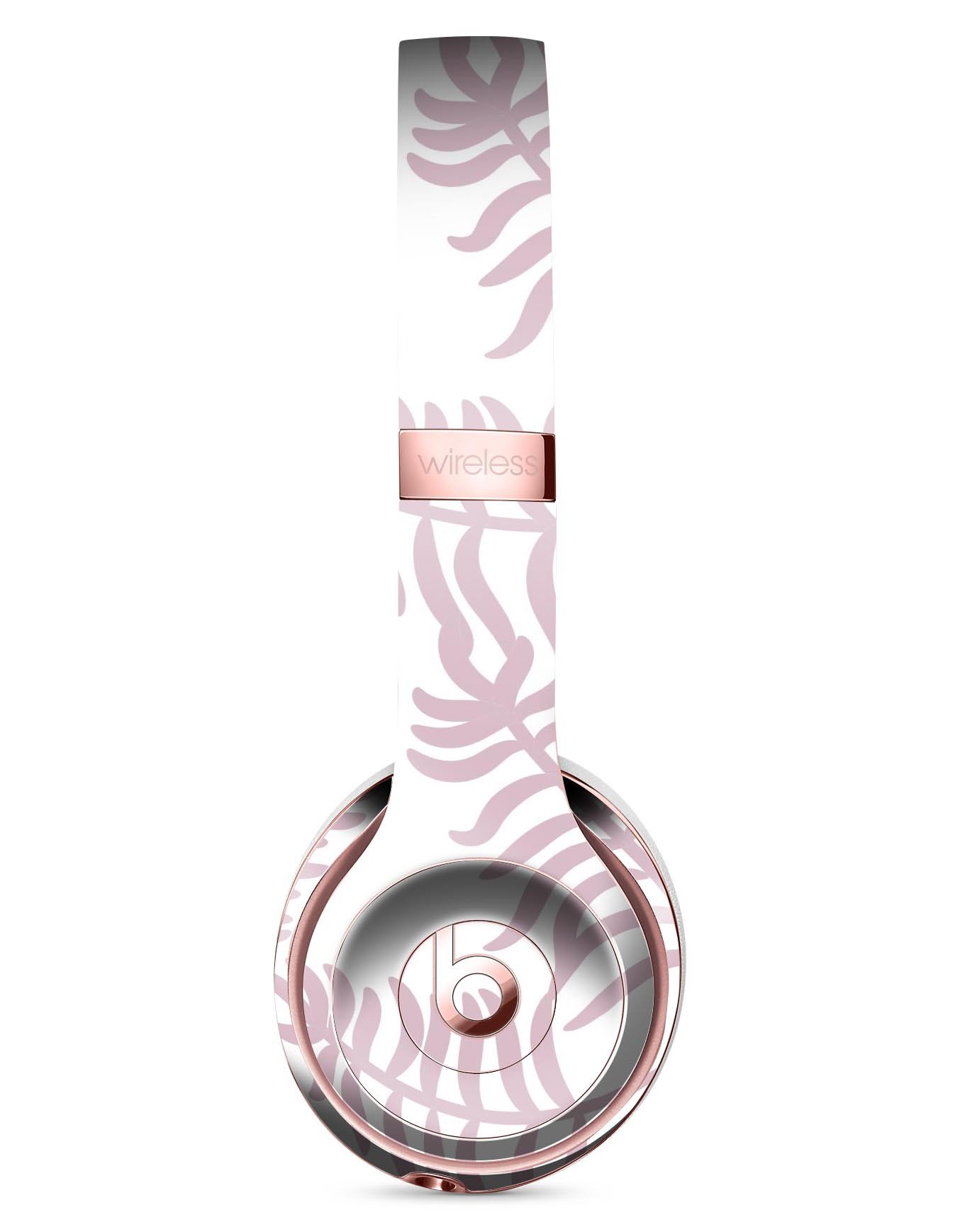 Whispy Leaves Full-Body Skin Kit for Beats by Dre Solo 3, showcasing a vibrant design on headphones.