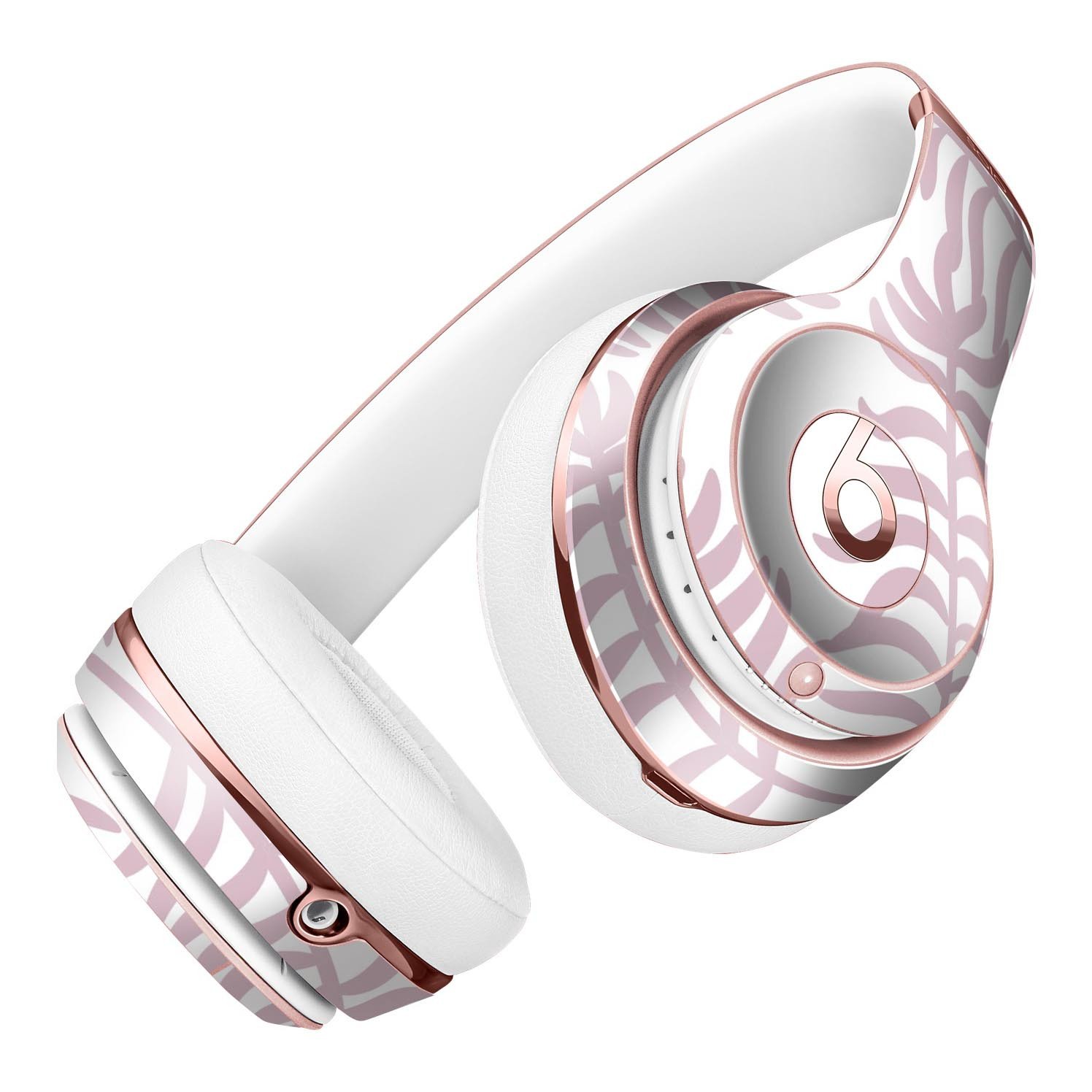 Whispy Leaves Full-Body Skin Kit for Beats by Dre Solo 3, showcasing a vibrant design on headphones.