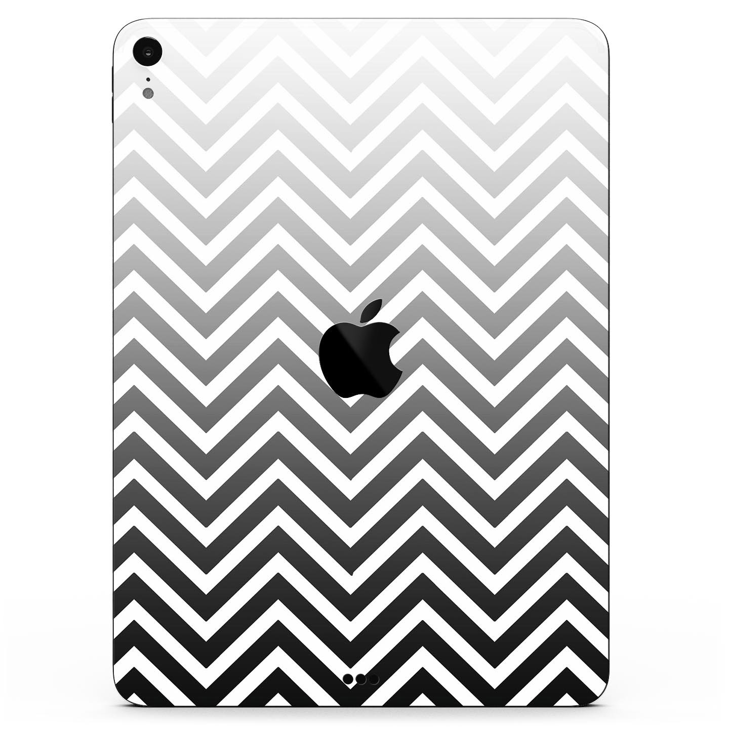 White and gradient sharp chevron full body skin decal for Apple devices, showcasing a stylish design and premium quality materials.