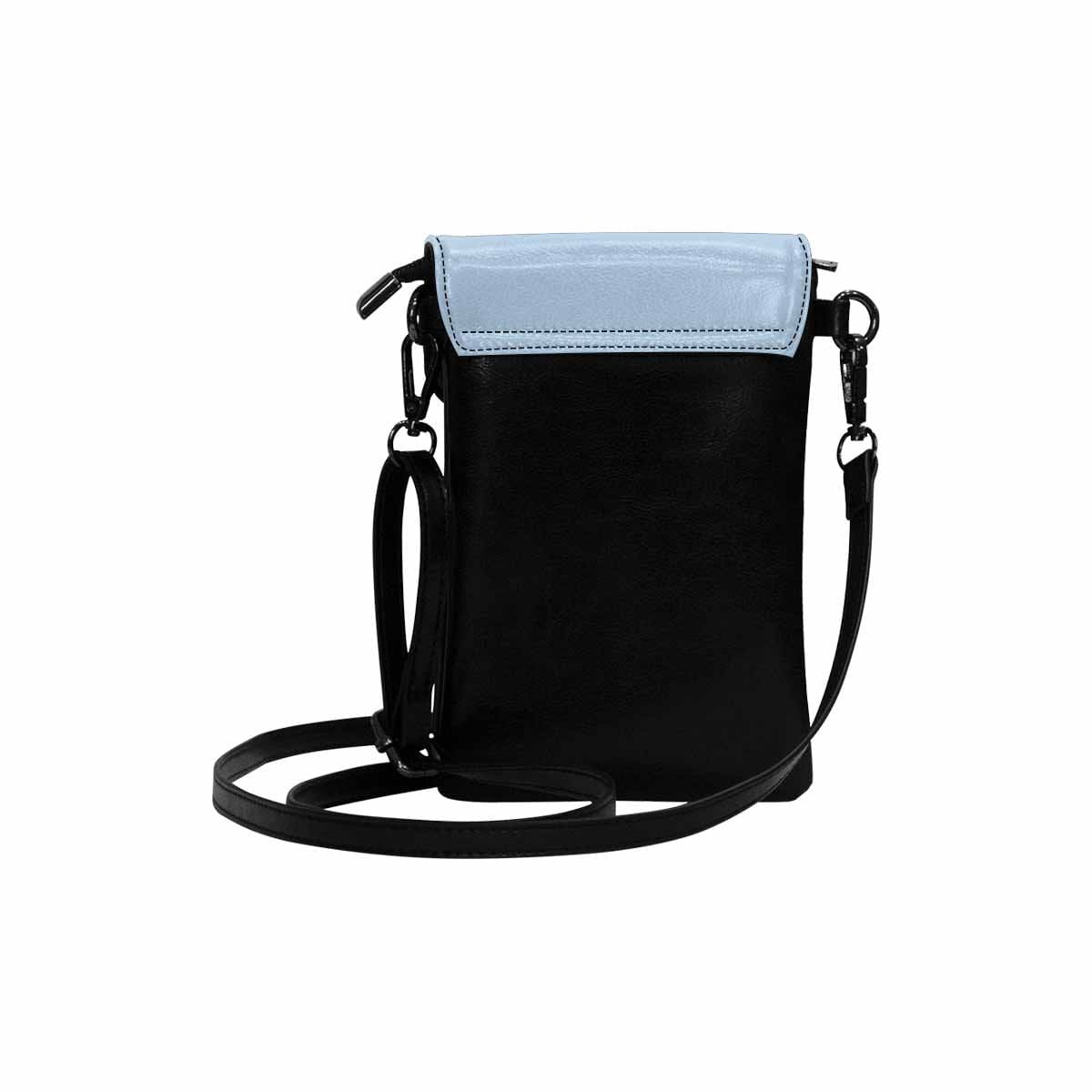 Serenity Blue Women's Crossbody Bag made from high-grade PU leather with adjustable strap and zippered pockets.