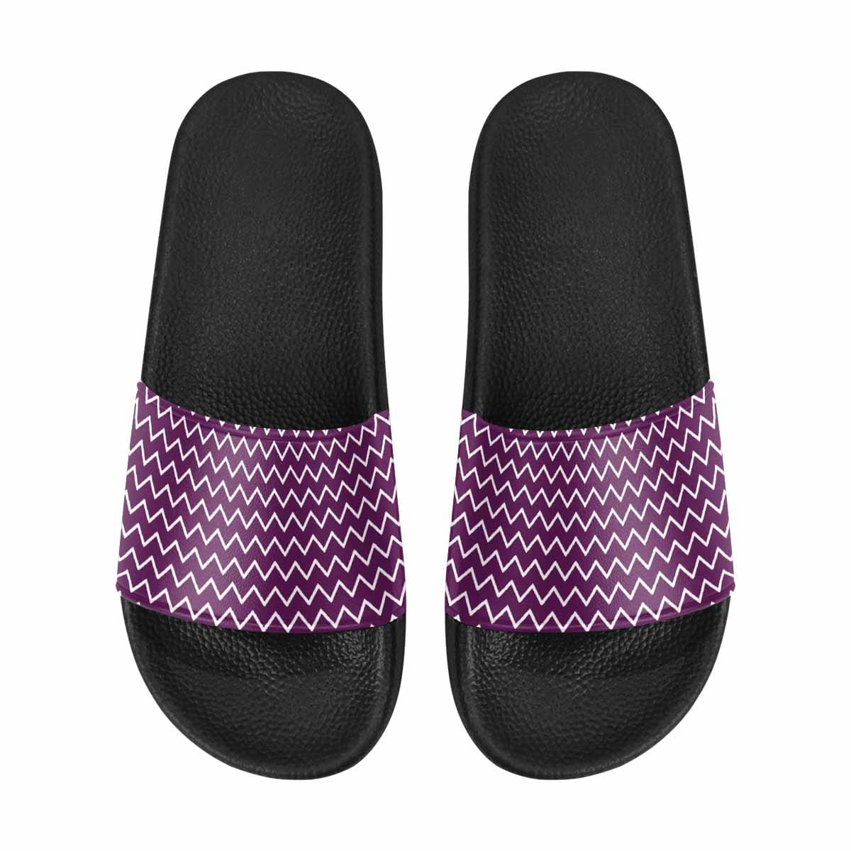 A pair of stylish Womens Slide Sandals featuring soft PVC straps and a comfortable sole, perfect for casual wear.