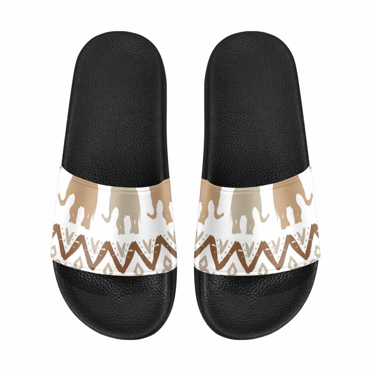 A pair of stylish women's slide sandals featuring lightweight PVC straps and a comfortable sole, perfect for casual wear.