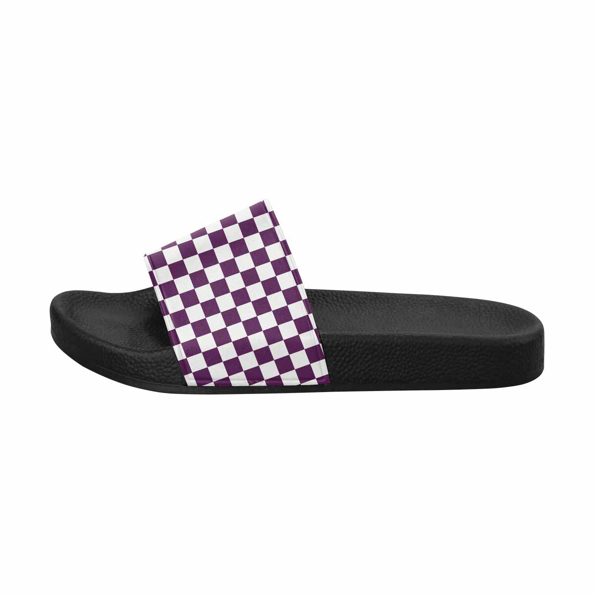 A pair of stylish Womens Slide Sandals featuring lightweight PVC straps and a comfortable sole, perfect for casual wear.