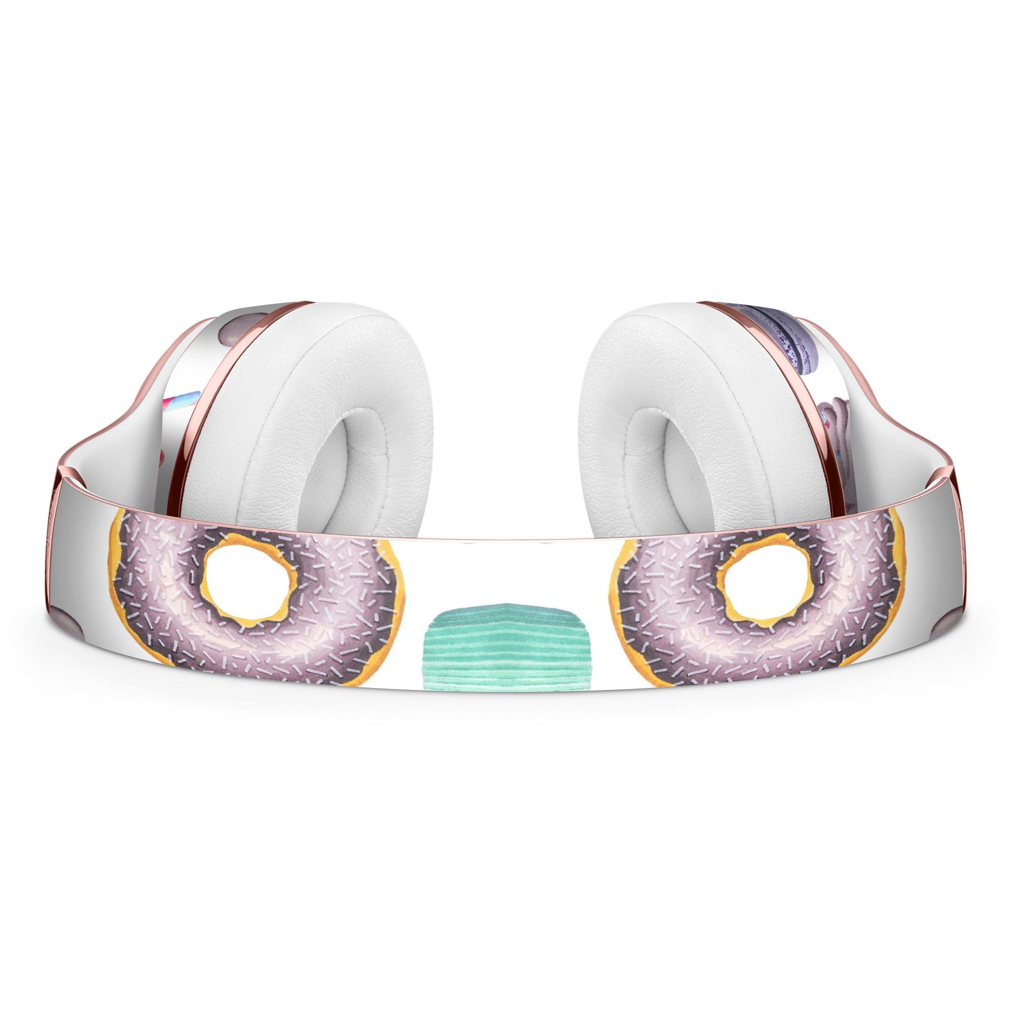 Yummy Galore Bakery Treats skin kit for Beats by Dre Solo 3 Wireless Headphones, showcasing vibrant graphics and premium vinyl material.