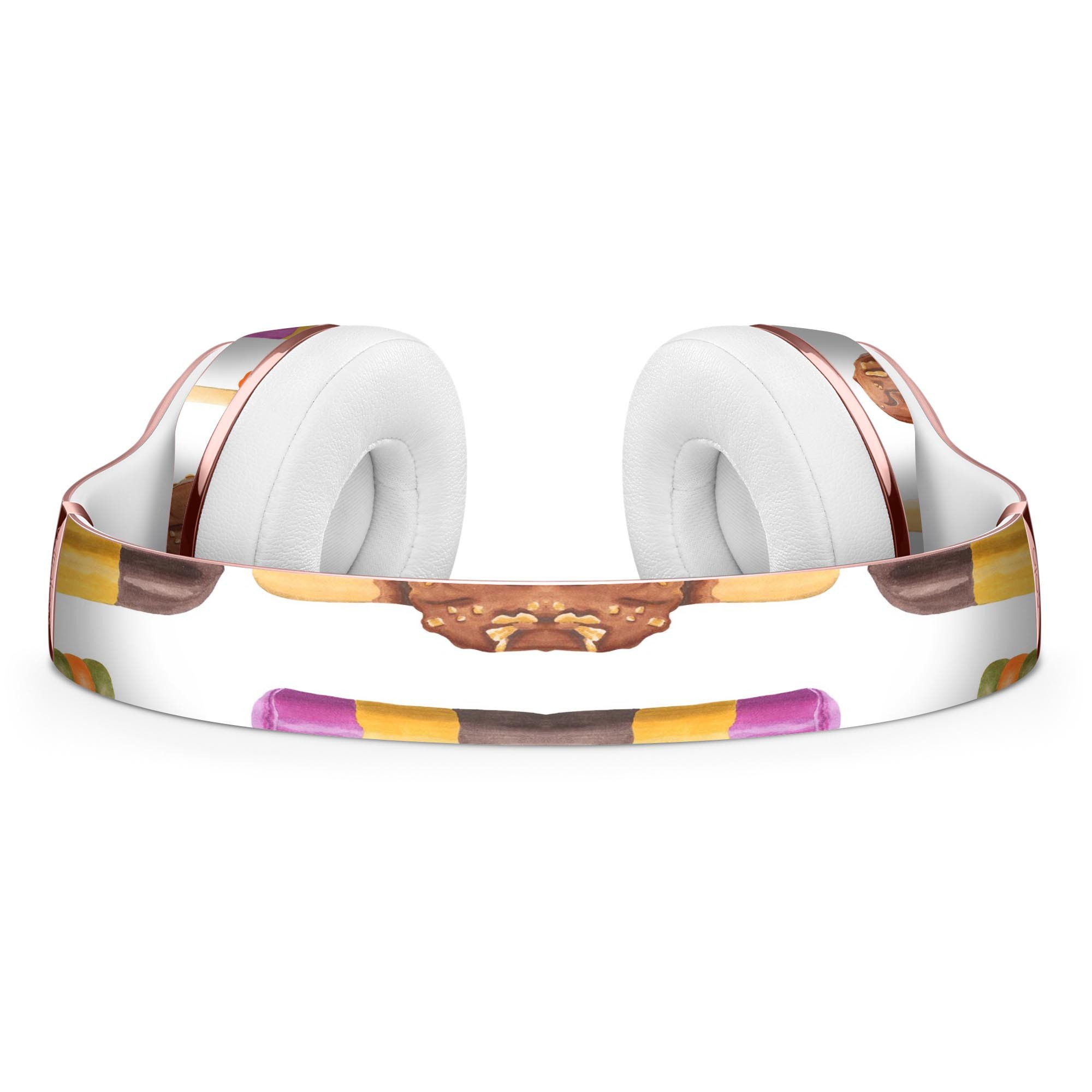 Yummy Galore Ice Cream Treats skin kit for Beats by Dre Solo 3 Wireless Headphones, showcasing vibrant ice cream graphics.