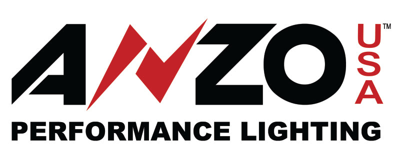 ANZO 08-10 Dodge Challenger LED Taillights in red and clear lens with sequential turn signals.