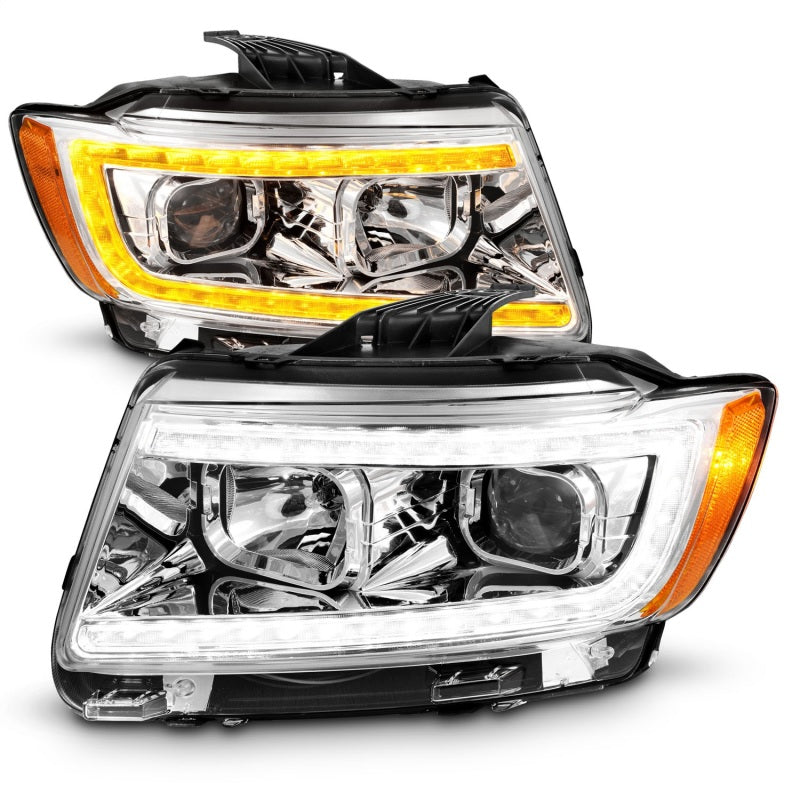 ANZO Projector Headlights for 2011-2013 Jeep Grand Cherokee, featuring a sleek design and advanced lighting technology.