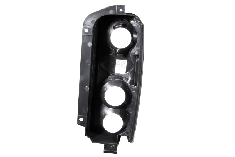 ANZO 1997-2001 Jeep Cherokee taillights with clear lens and black housing, designed for easy installation.