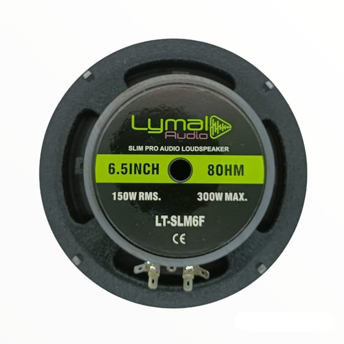 Lymal Audio LT-SLM6F 6.5 inch shallow midrange loudspeaker with a sleek design and durable construction.