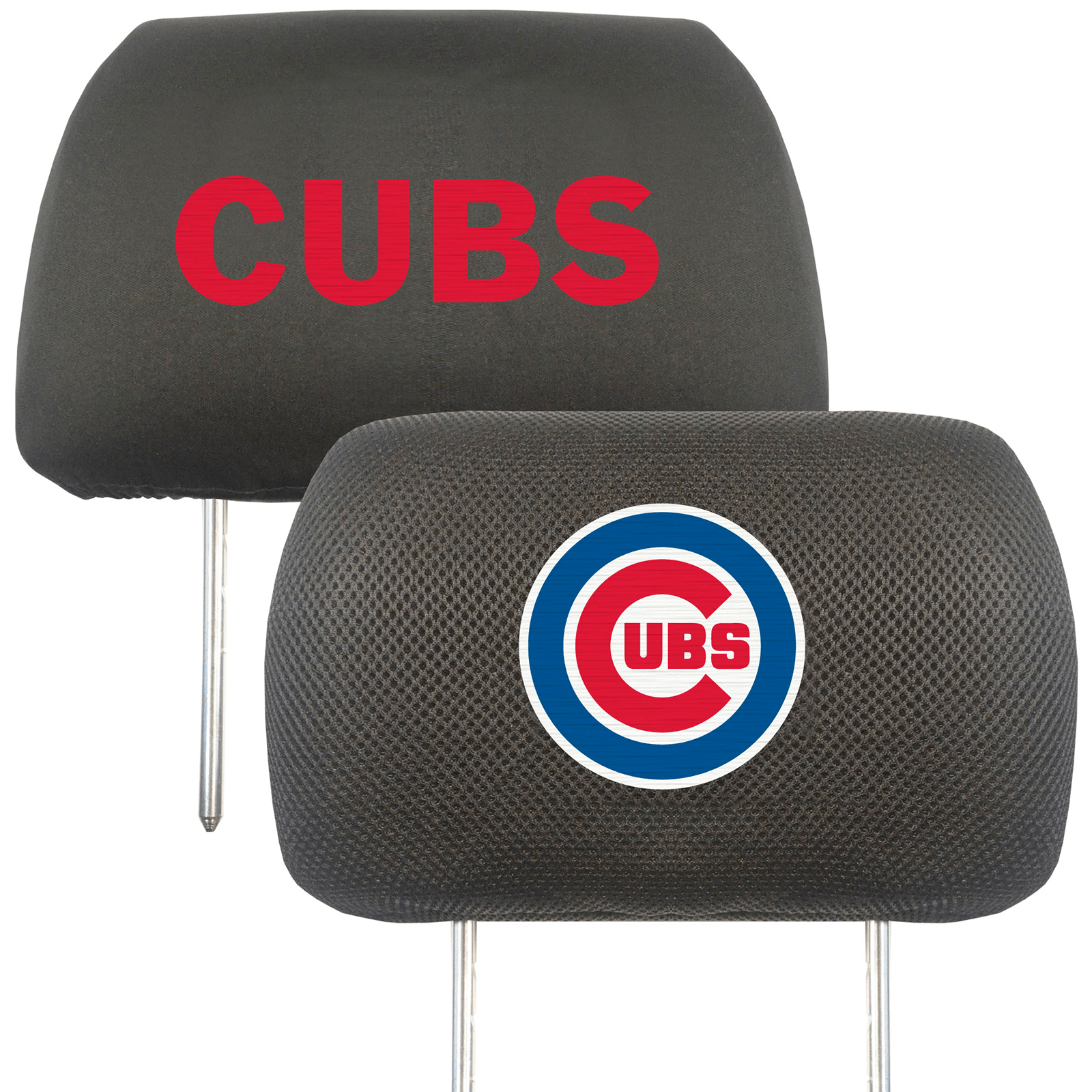 Chicago Cubs headrest covers.