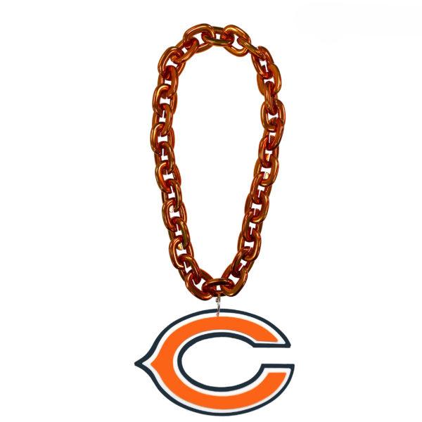 NFL Touchdown Chain featuring a vibrant team logo, made from high-density EVA foam, with a detachable magnet for easy wear.