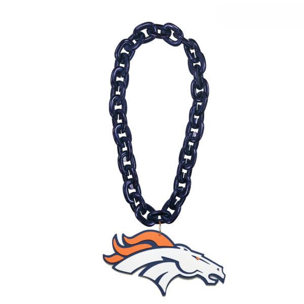 NFL Touchdown Chain featuring a vibrant team logo, made from high-density EVA foam, with a detachable magnet for easy wear.