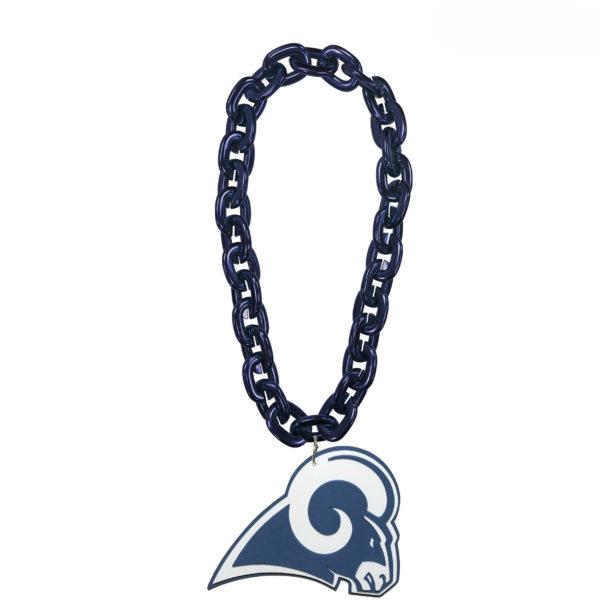 NFL Touchdown Chain featuring a vibrant team logo, made from high-density EVA foam, with a detachable magnet for easy wear.