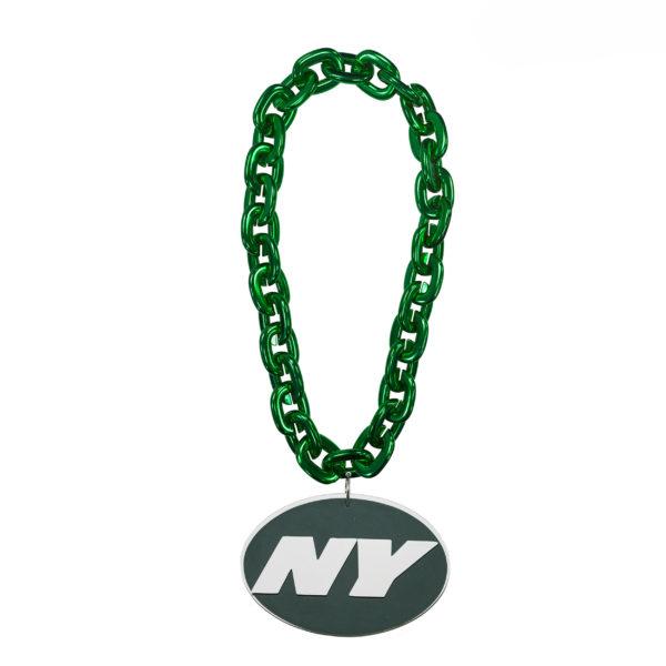 NFL Touchdown Chain featuring a vibrant team logo, made from high-density EVA foam, with a detachable magnet for easy wear.