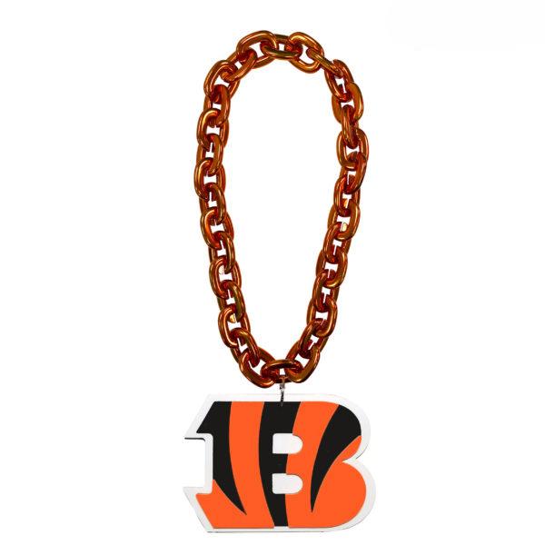 NFL Touchdown Chain featuring a vibrant team logo, made from high-density EVA foam, with a detachable magnet for easy wear.