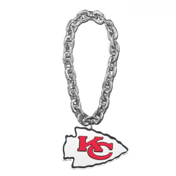 NFL Touchdown Chain featuring a vibrant team logo, made from high-density EVA foam, with a detachable magnet for easy wear.