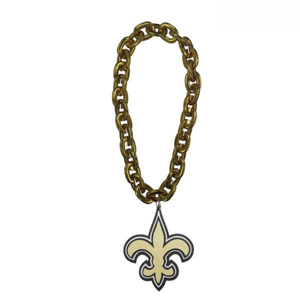 NFL Touchdown Chain featuring a vibrant team logo, made from high-density EVA foam, with a detachable magnet for easy wear.