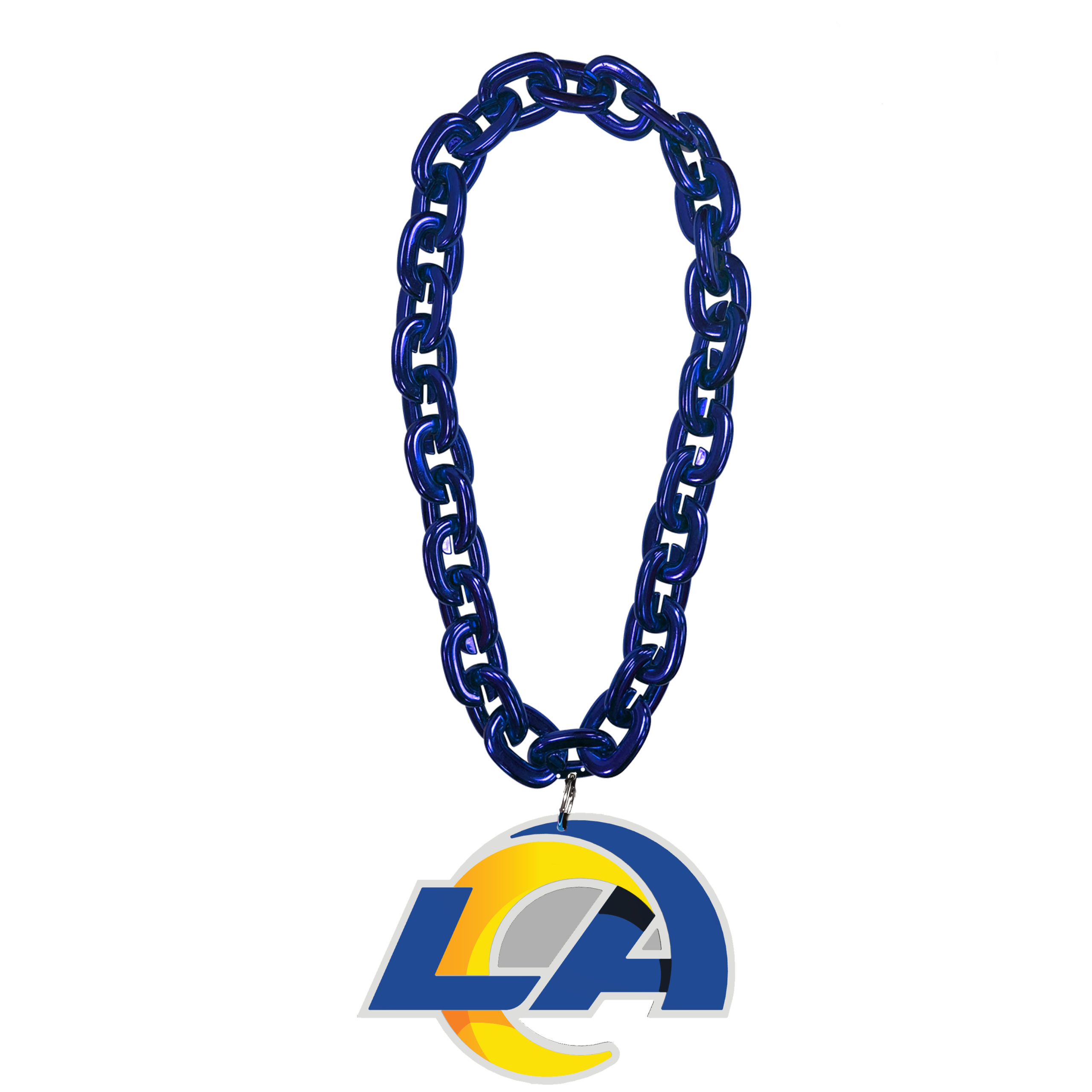 NFL Touchdown Chain featuring a vibrant team logo, made from high-density EVA foam, with a detachable magnet for easy wear.