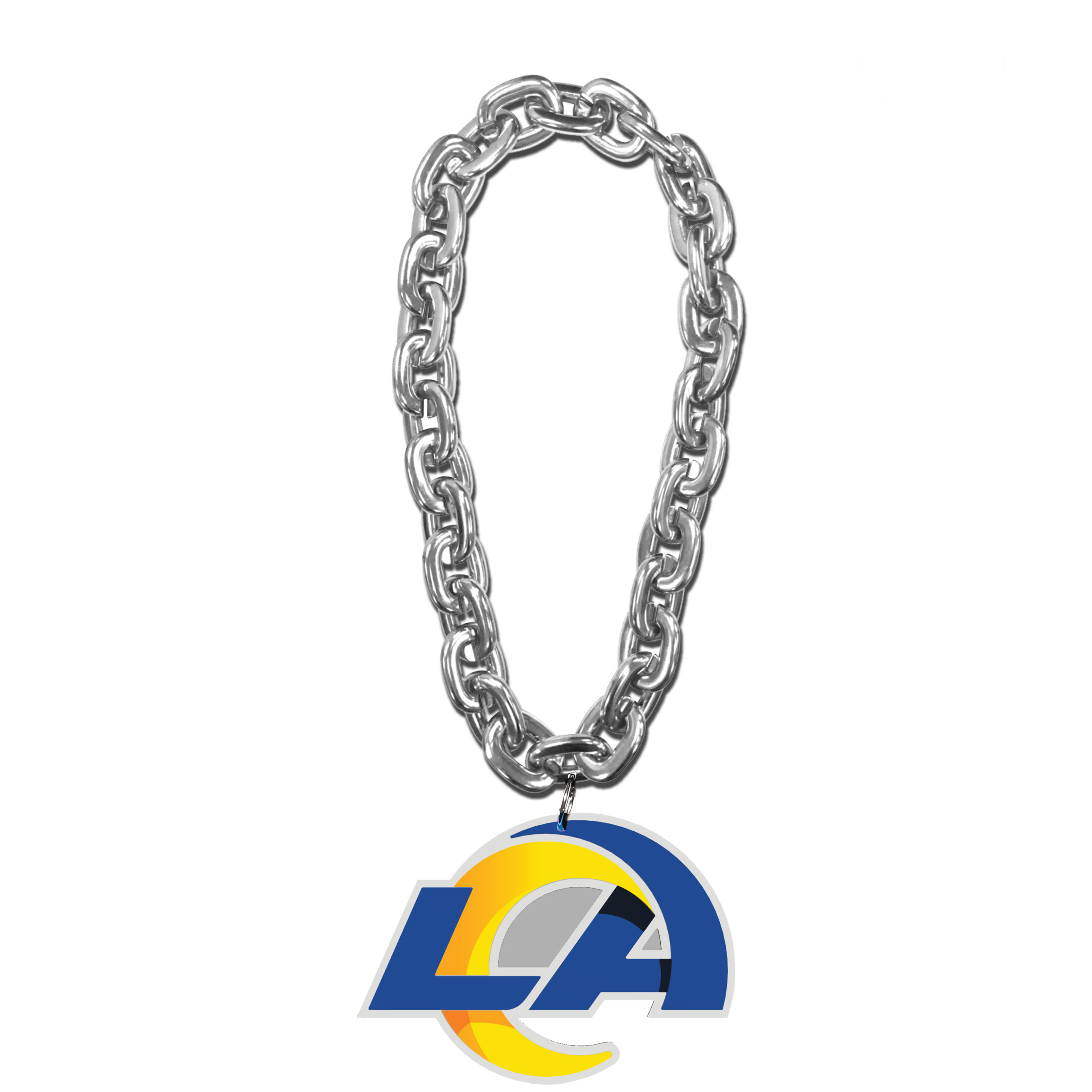 NFL Touchdown Chain featuring a vibrant team logo, made from high-density EVA foam, with a detachable magnet for easy wear.