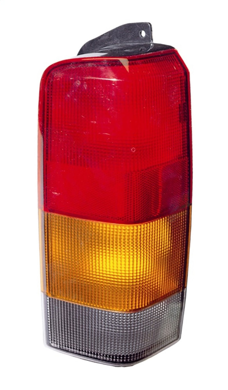 Omix Right Tail Lamp assembly for 97-01 Jeep Cherokee XJ, featuring a clear lens and durable construction.