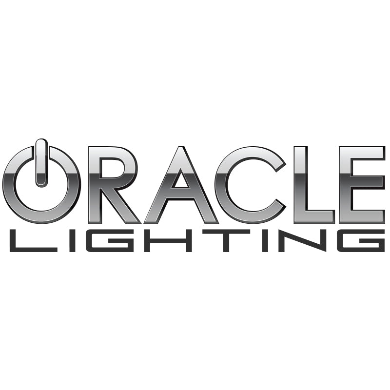 Oracle pre-assembled headlights for 2005-2006 Toyota Tundra, featuring white halo rings and chrome housing.