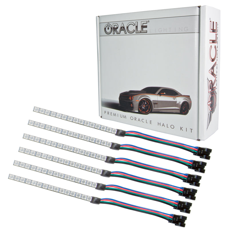 ORACLE Halo Kit for 2015-2017 Ford Mustang, showcasing vibrant lighting and sleek design.