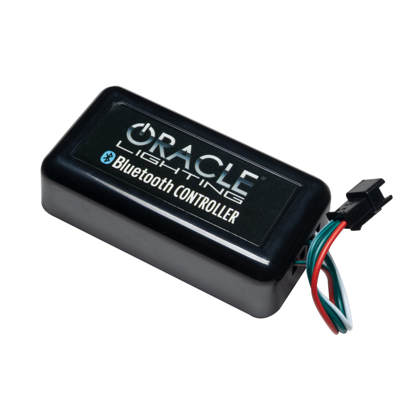 Oracle Dynamic DRL Upgrade kit for 2015-2017 Ford Mustang featuring Halo lights and smartphone control.