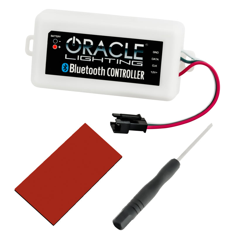 Oracle Dynamic DRL Upgrade kit for 2015-2017 Ford Mustang featuring Halo lights and smartphone control.