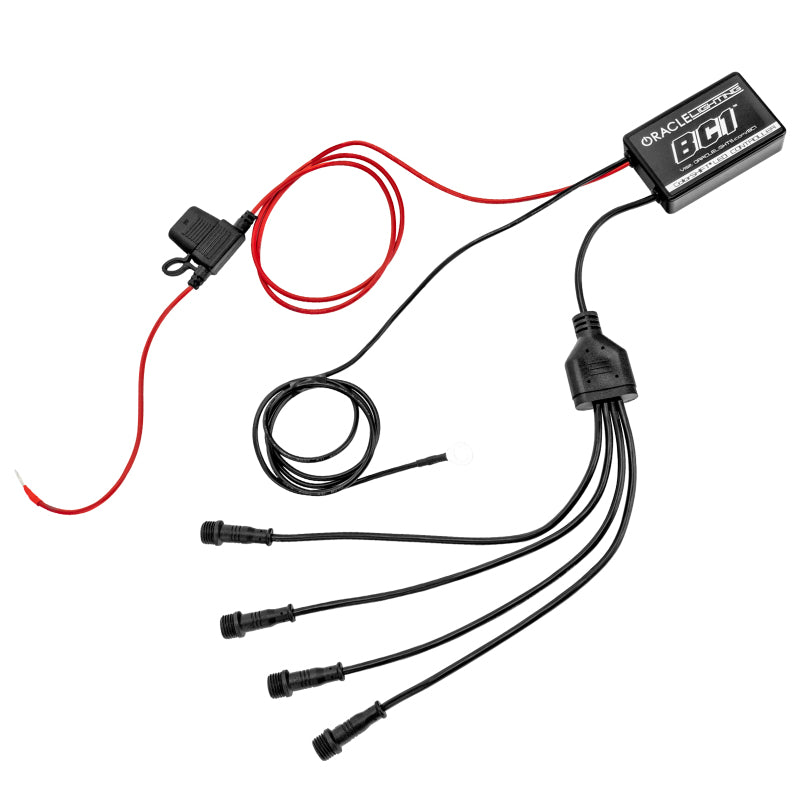 Oracle Acura RSX 02-04 Halo Kit with ColorSHIFT technology and BC1 Controller, showcasing bright SMD rings and Bluetooth connectivity.