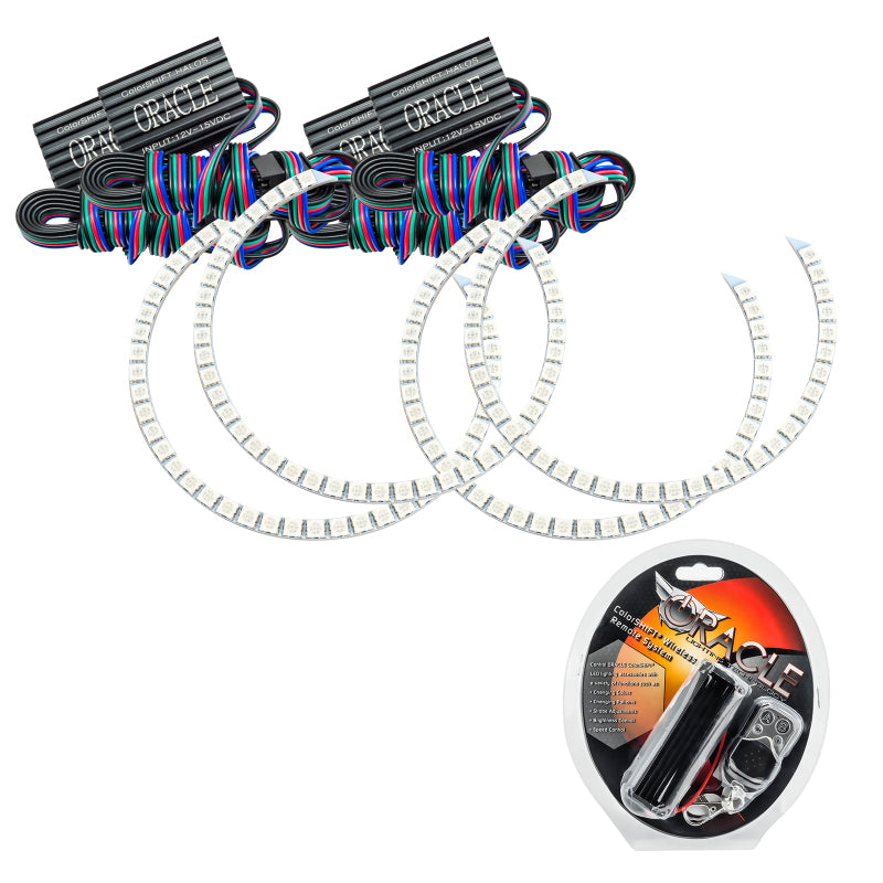 Oracle Acura RSX 02-04 ColorSHIFT Halo Kit featuring bright SMD rings and durable PCB design.