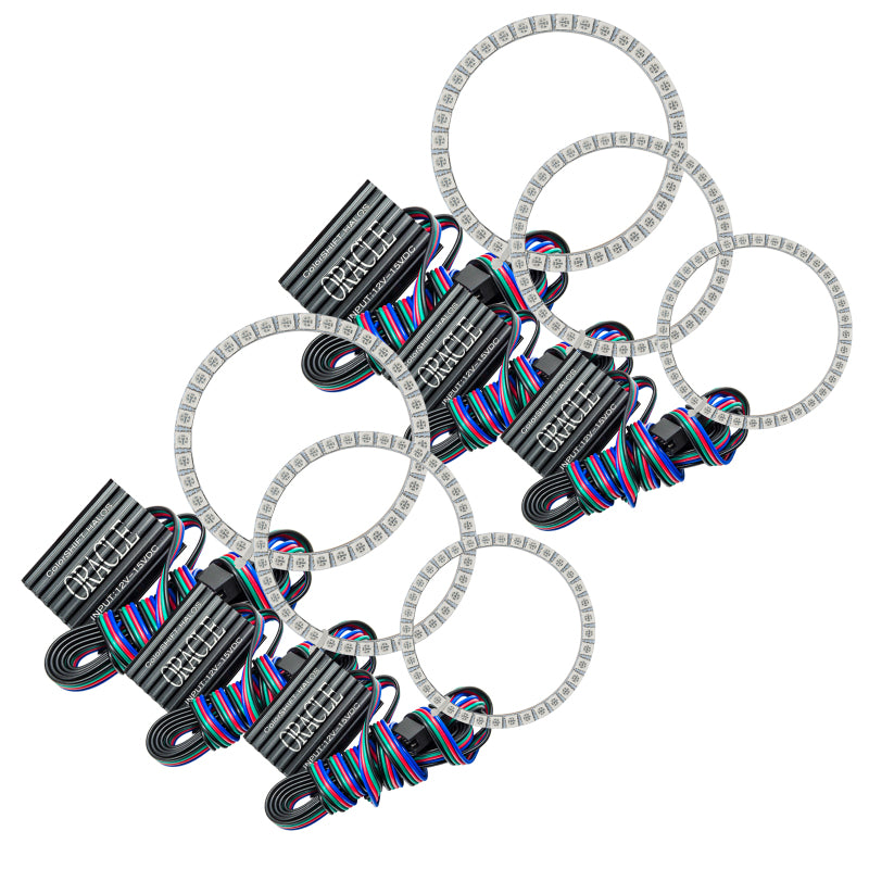 Oracle Acura TSX 04-07 Halo Kit featuring ColorSHIFT technology with bright SMD rings and durable PCB design.