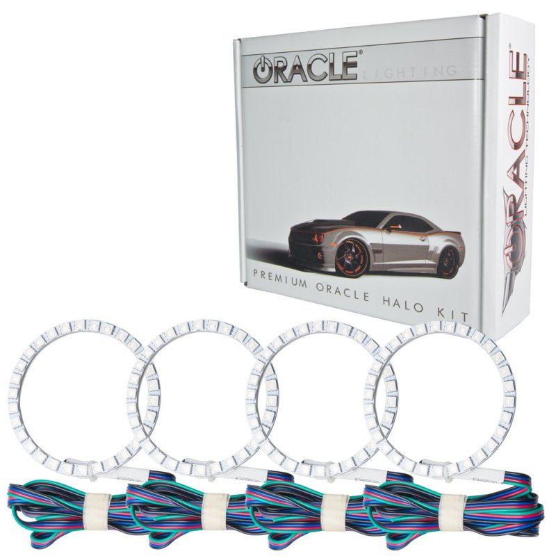 Oracle Bentley Continental GT 10-14 Halo Kit showcasing ColorSHIFT technology with vibrant LED rings.