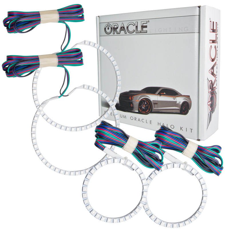 Oracle BMW 3 Series LED Halo Kit showcasing ColorSHIFT technology for enhanced vehicle aesthetics.