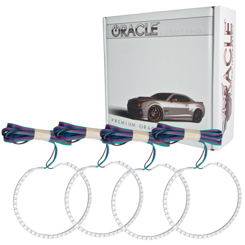 Oracle BMW E46 98-04 Halo Kit featuring ColorSHIFT technology with bright SMD rings for customizable lighting.