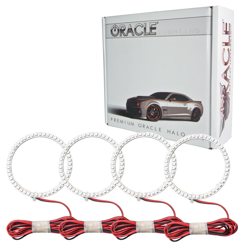 Oracle Cadillac CTS 03-07 LED Halo Kit in white, showcasing advanced SMD technology and durable design for enhanced vehicle lighting.