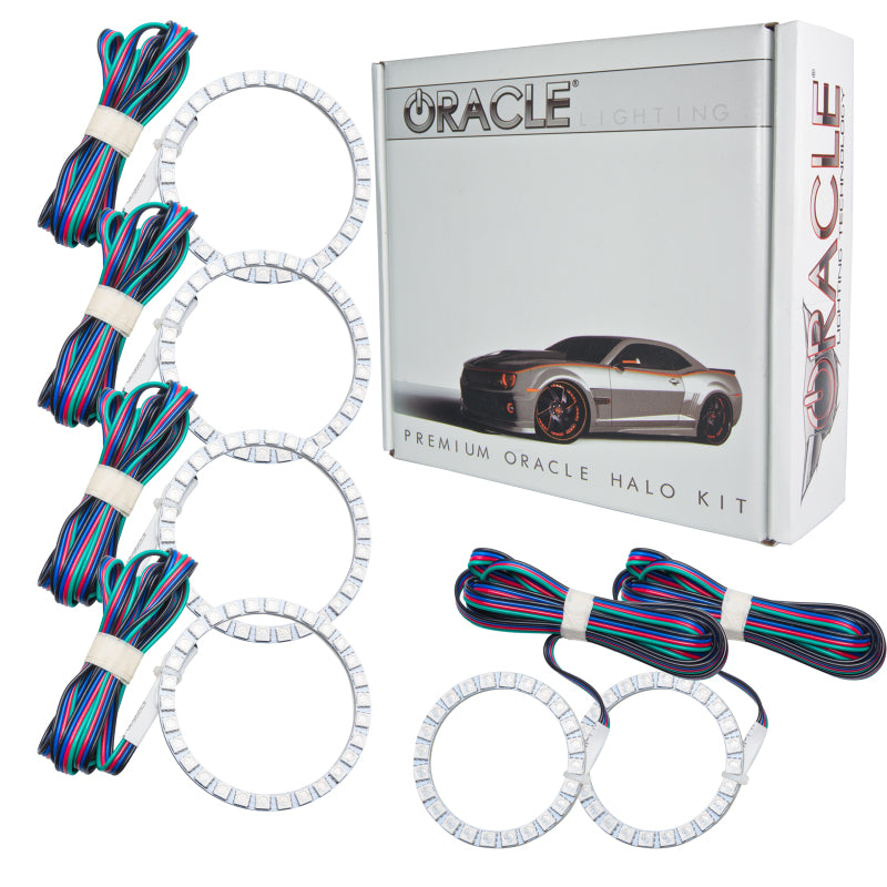 Oracle Cadillac Escalade 07-13 Halo Kit featuring ColorSHIFT technology with bright SMD rings and a durable PCB for easy installation.