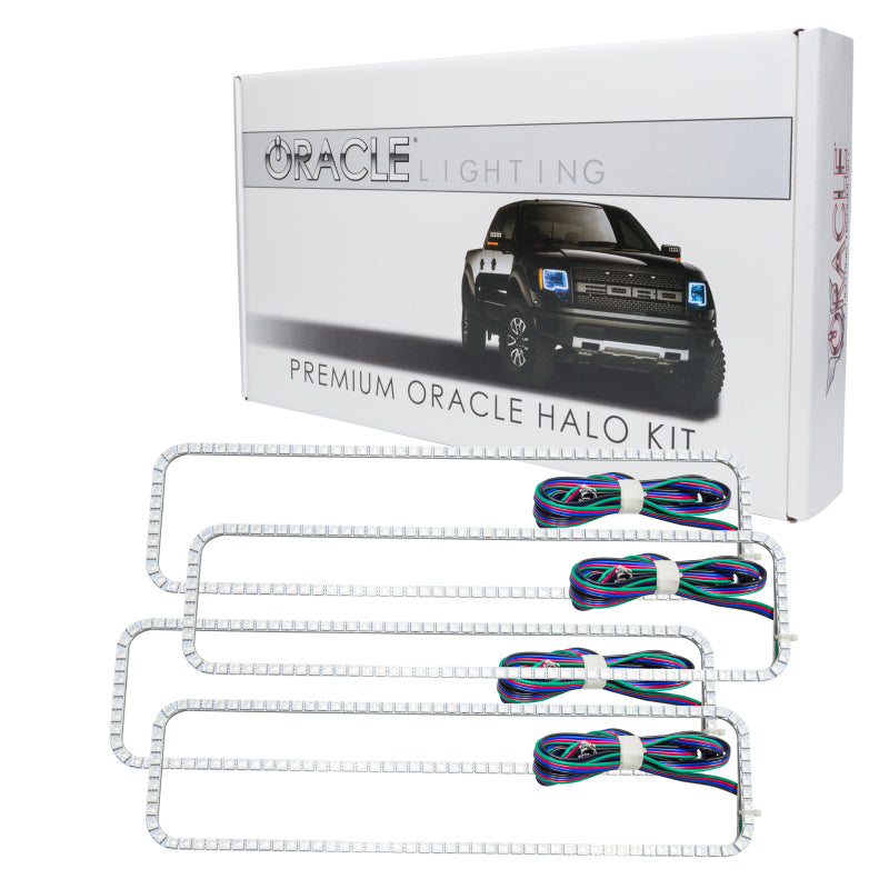 Oracle Chevrolet CK Dual Halo Kit featuring ColorSHIFT technology with bright SMD rings for customizable vehicle lighting.