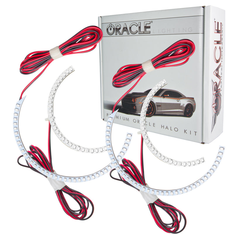 Oracle Chevrolet Impala 06-13 LED Halo Kit in white, showcasing advanced SMD technology and durable design for enhanced vehicle lighting.