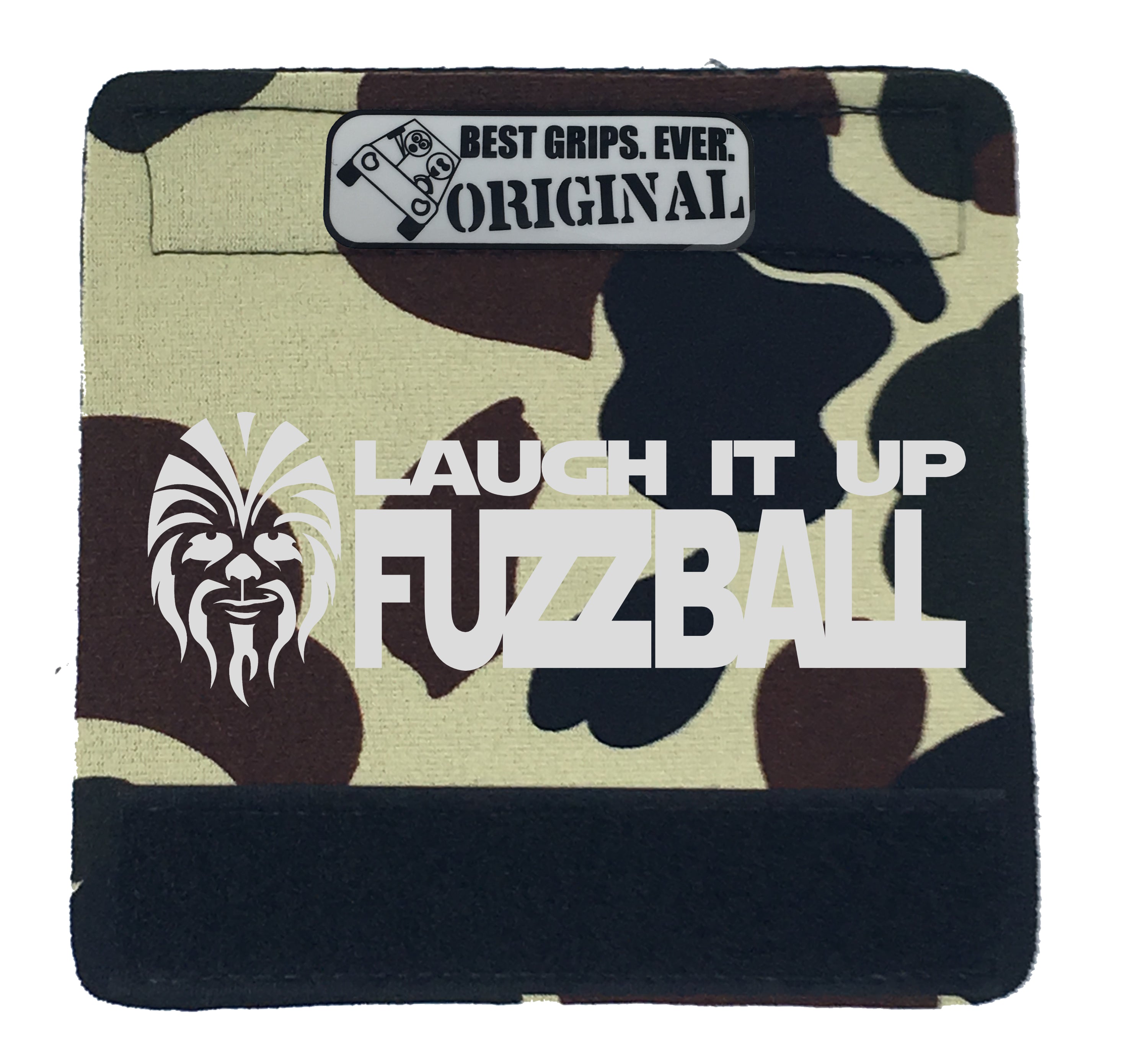 The Fuzzball Grip featuring smooth artwork and a super-soft base, designed for comfort and style in vehicles.