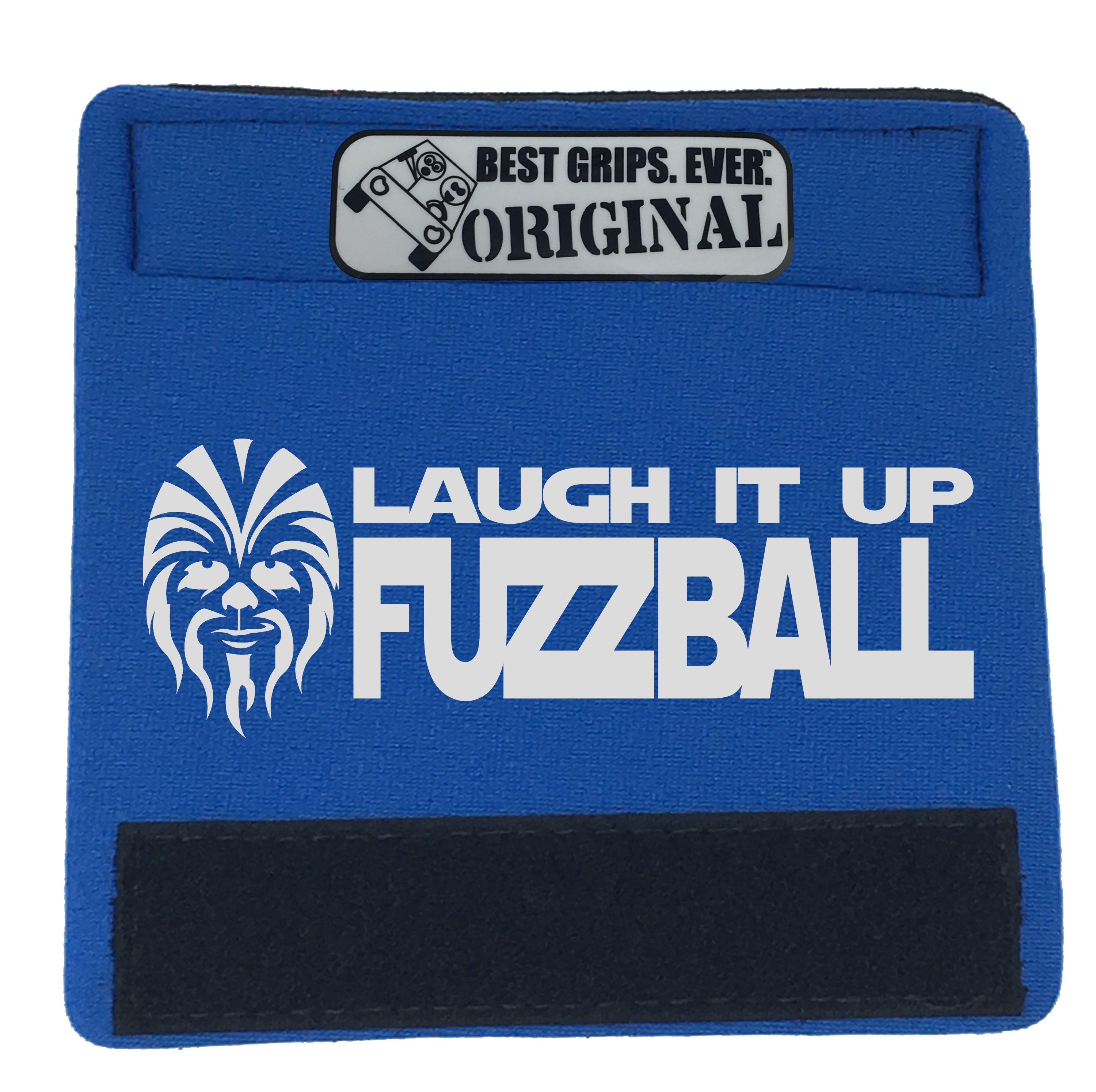 The Fuzzball Grip featuring smooth artwork and a super-soft base, designed for comfort and style in vehicles.