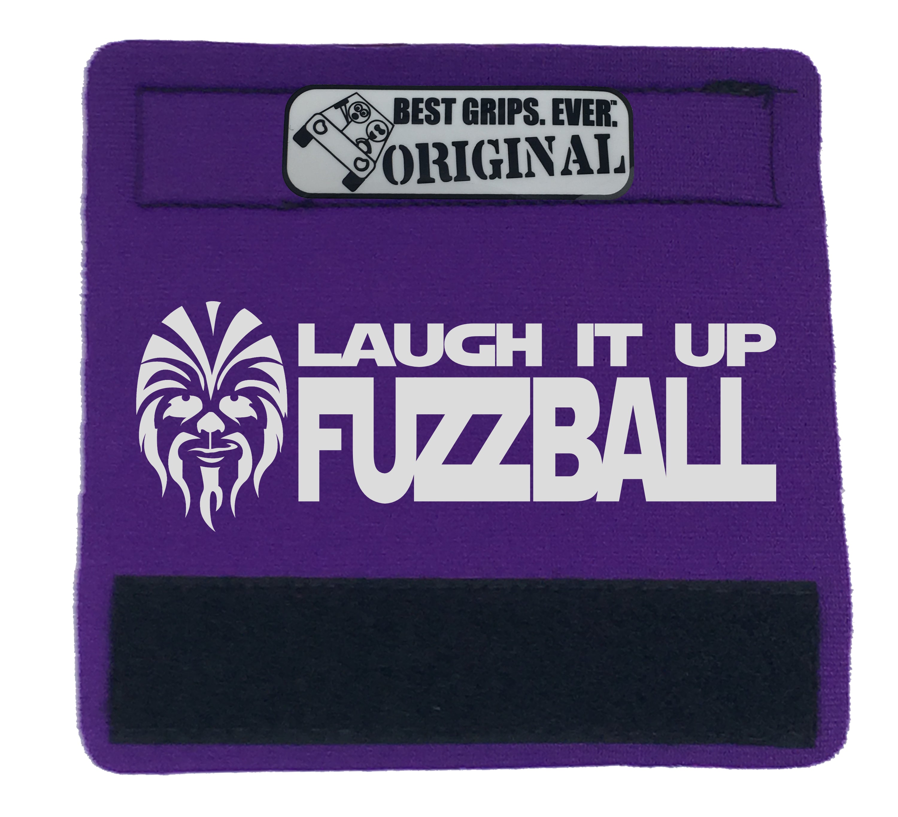 The Fuzzball Grip featuring smooth artwork and a super-soft base, designed for comfort and style in vehicles.