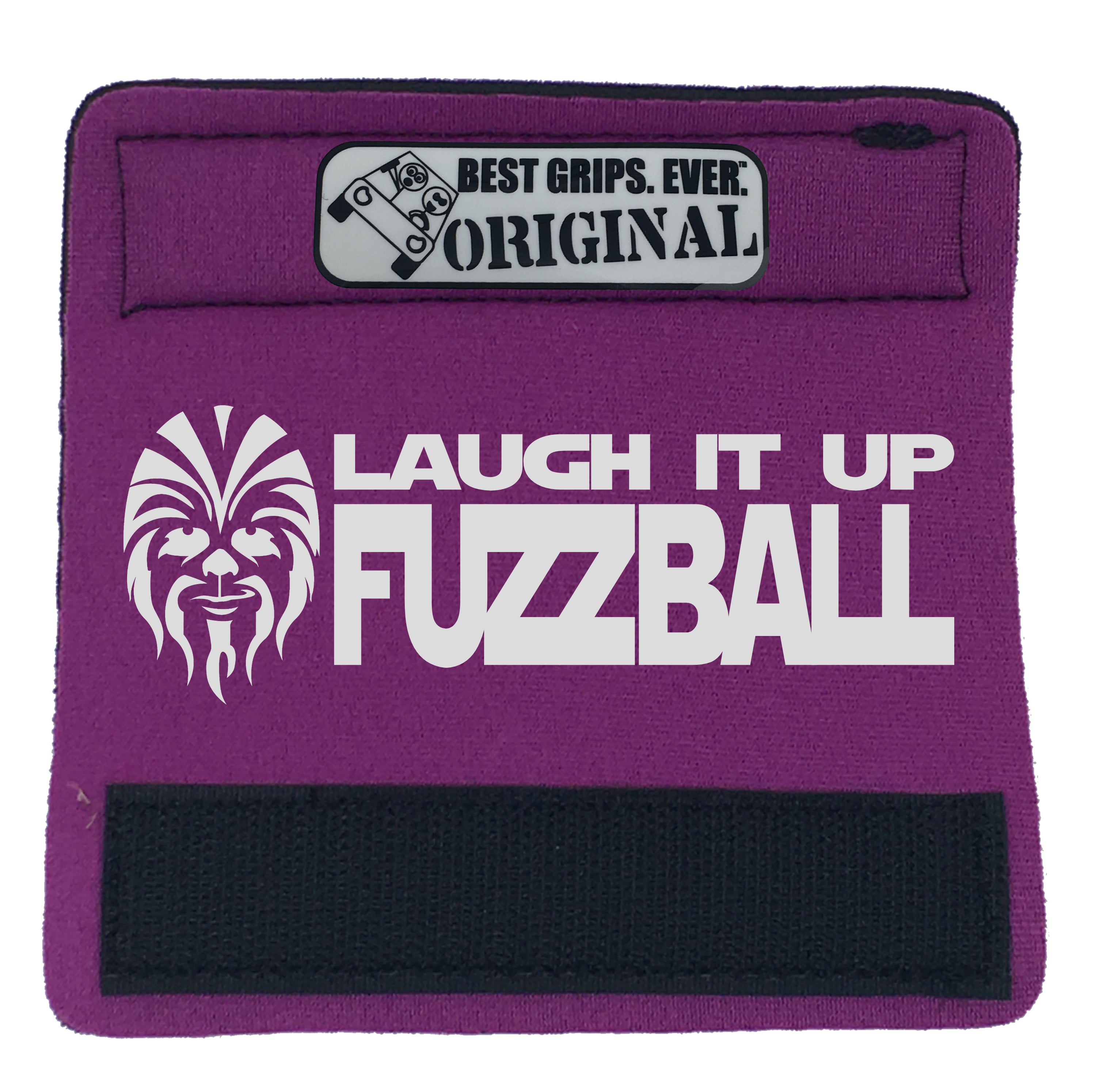 The Fuzzball Grip featuring smooth artwork and a super-soft base, designed for comfort and style in vehicles.