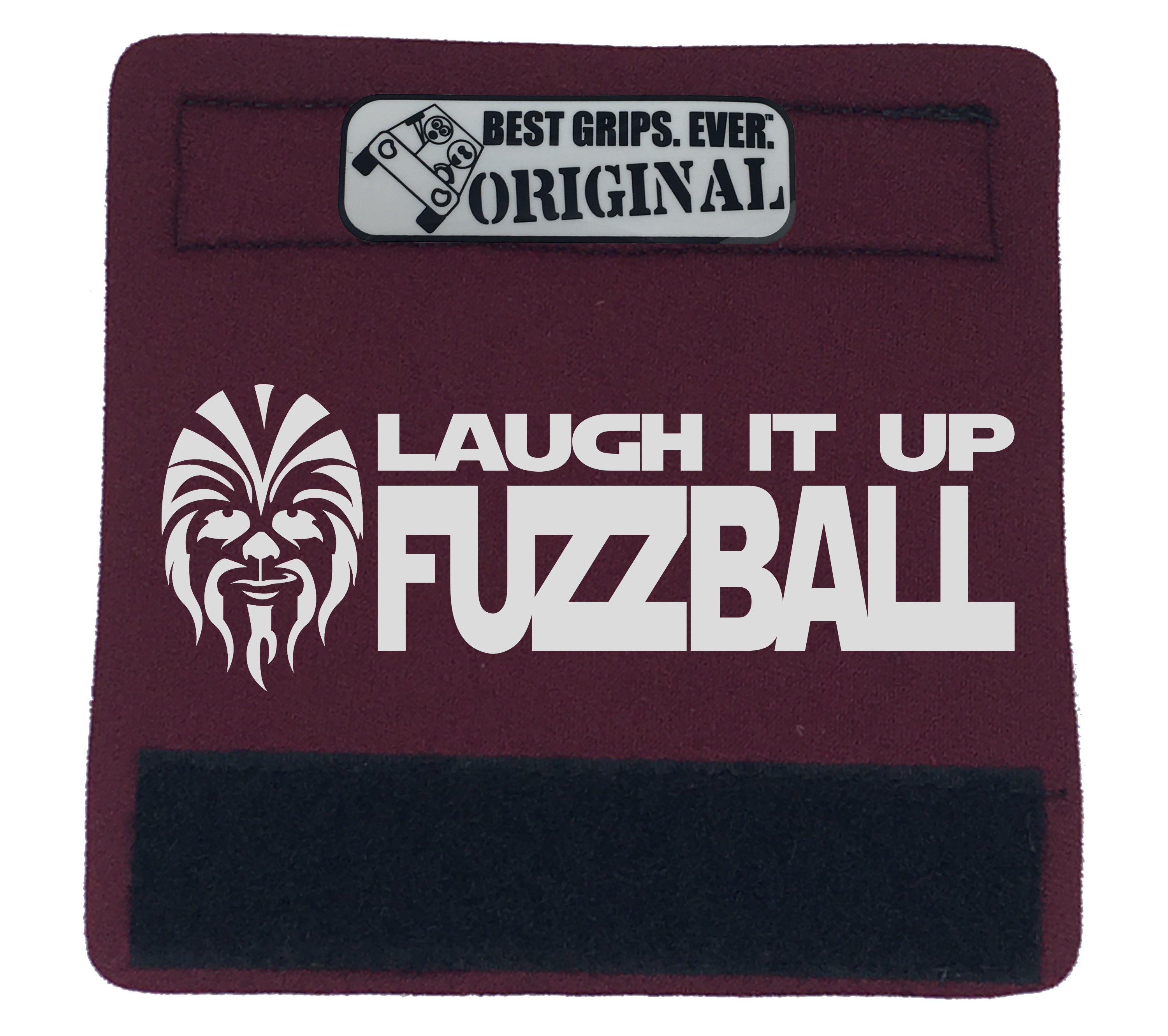 The Fuzzball Grip featuring smooth artwork and a super-soft base, designed for comfort and style in vehicles.