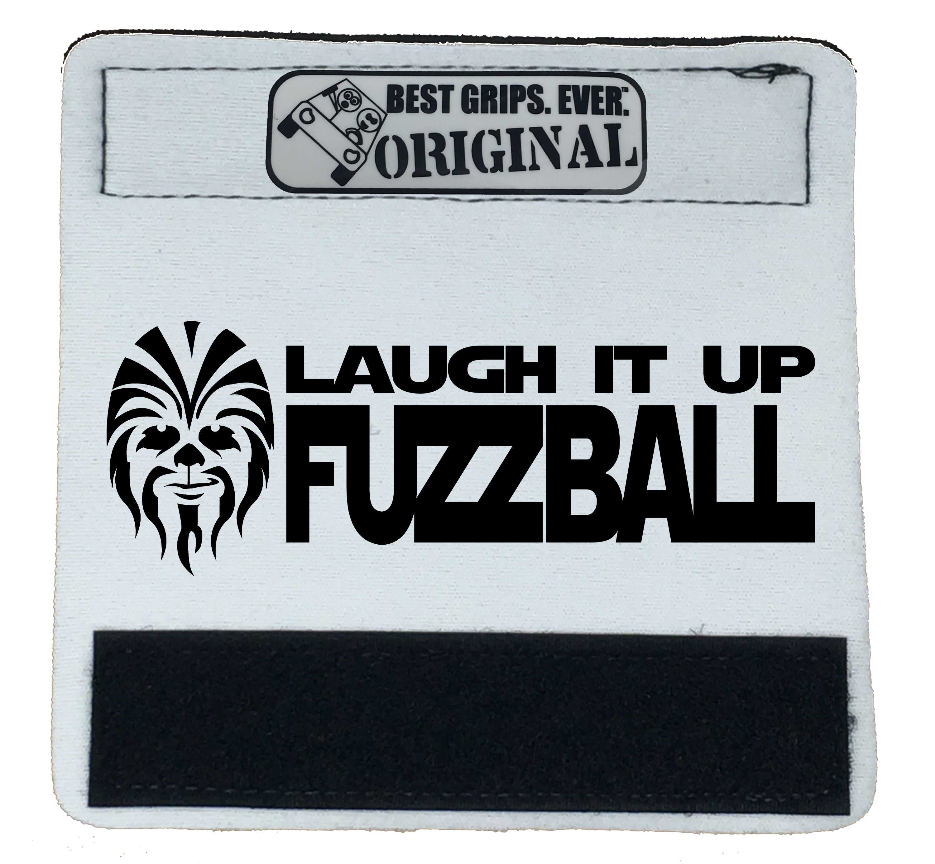 The Fuzzball Grip featuring smooth artwork and a super-soft base, designed for comfort and style in vehicles.