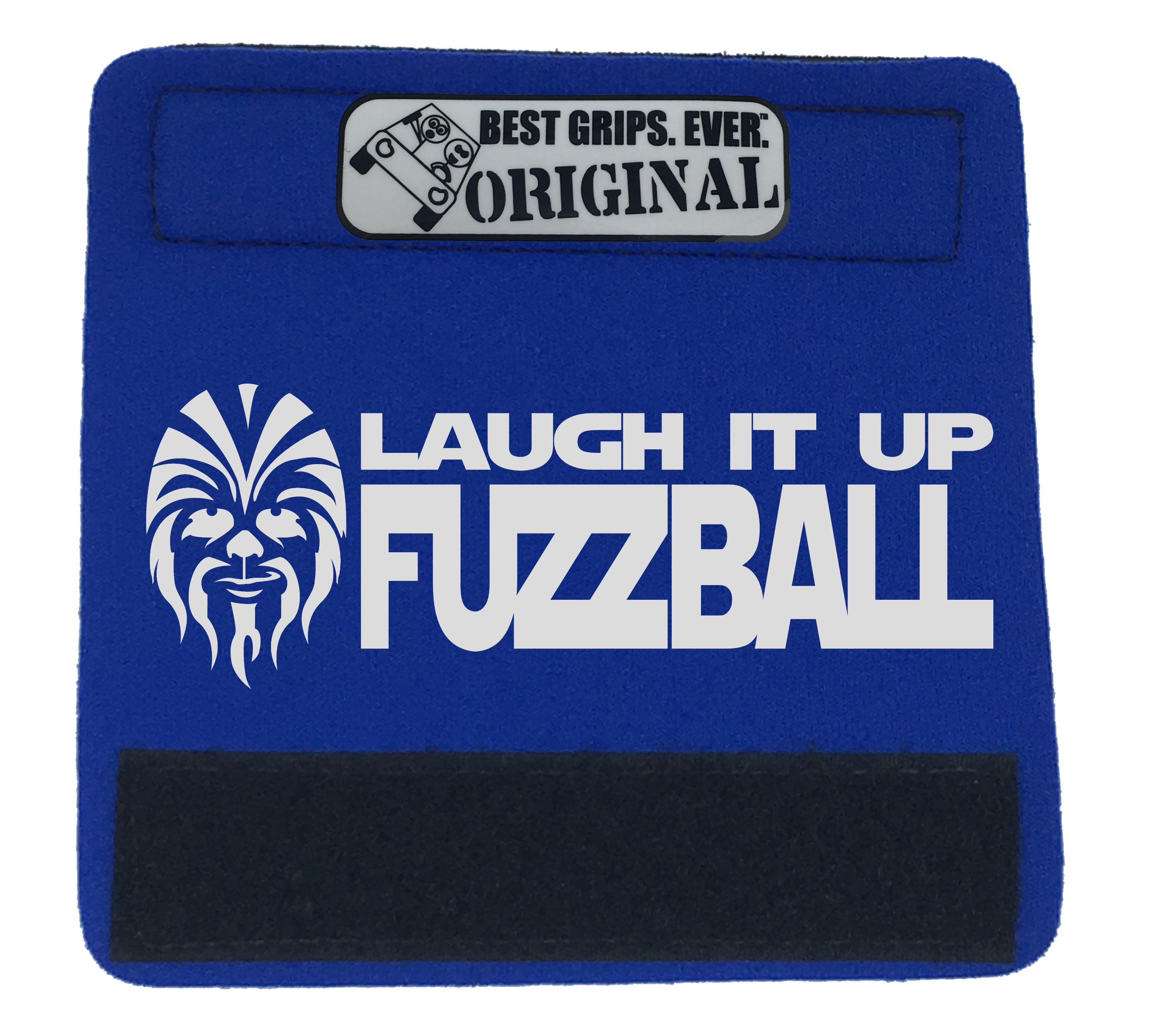 The Fuzzball Grip featuring smooth artwork and a super-soft base, designed for comfort and style in vehicles.