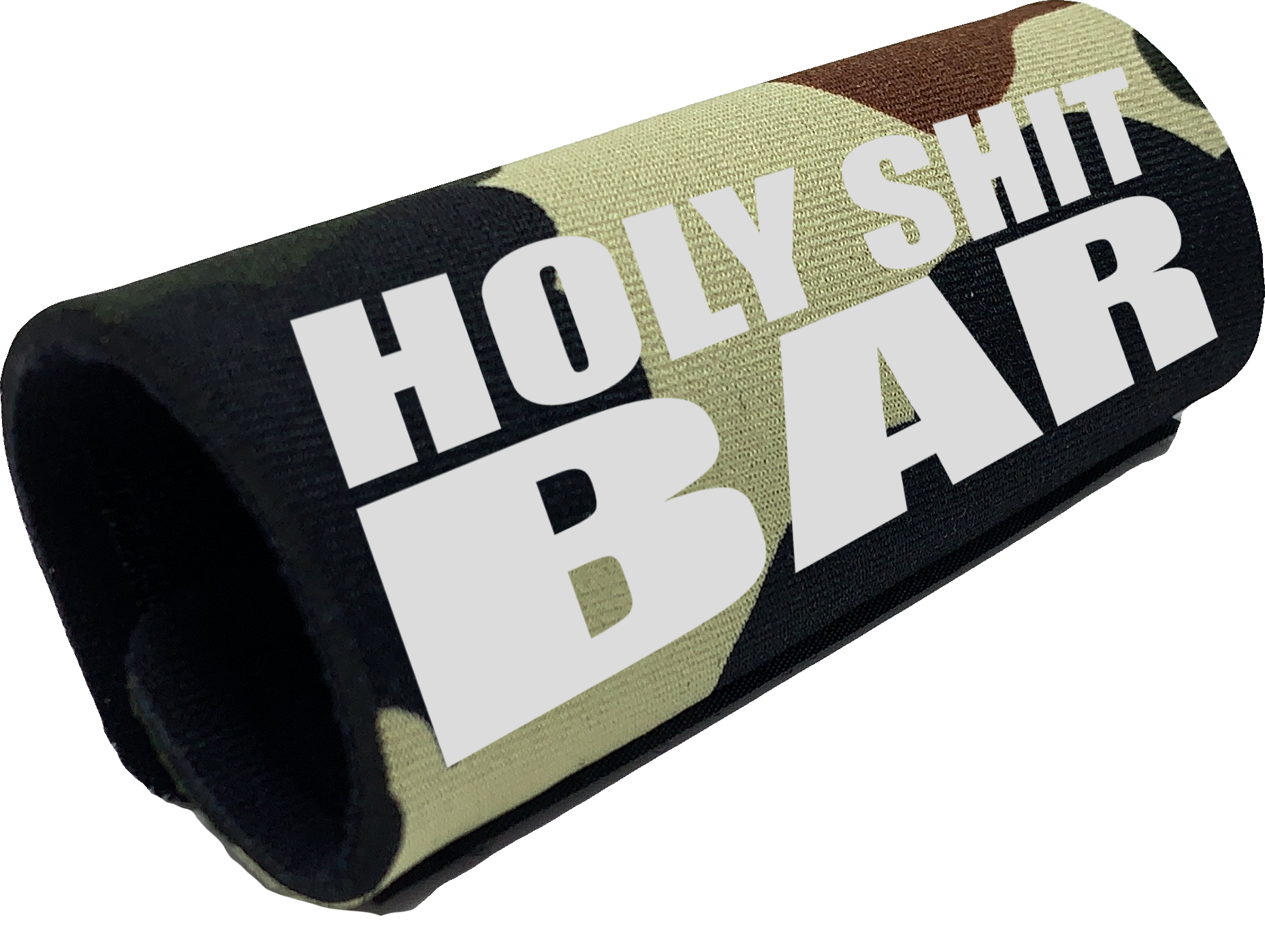 The Holy Shit Bar® featuring smooth artwork and a super-soft base, designed for vehicles with various color options.