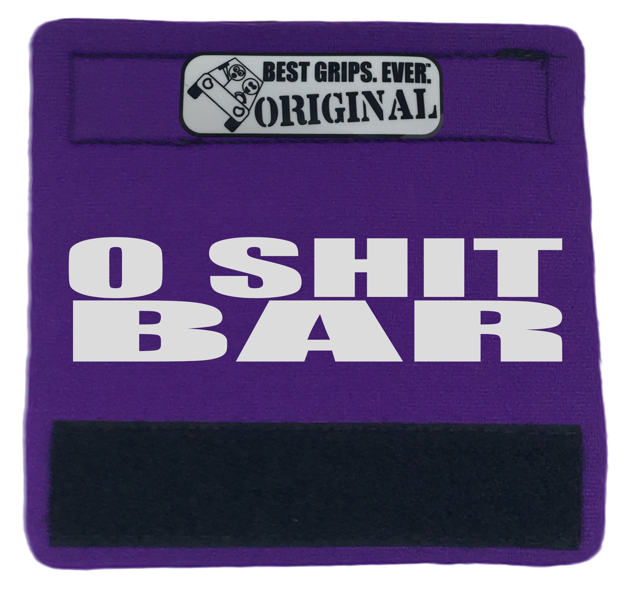 The O Shit Bar® featuring smooth artwork and a soft base, designed for comfort and style in vehicles.