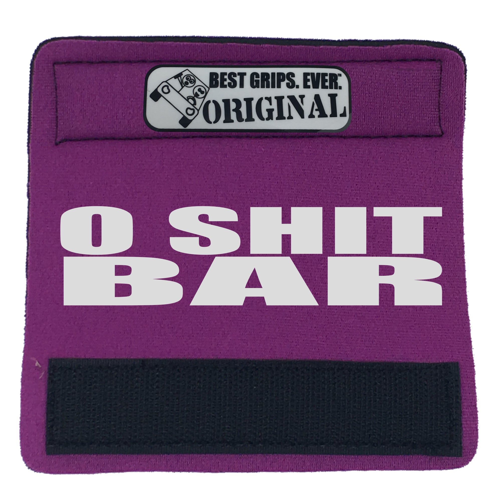 The O Shit Bar® featuring smooth artwork and a soft base, designed for comfort and style in vehicles.